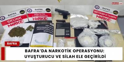 Bafra’da Narkotik Operasyonu: Uyuşturucu ve Silah Ele Geçirildi