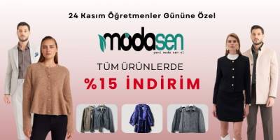 Modasen AVM’de Öğretmenler Günü’ne Özel Tüm Ürünlerde %15 İndirim