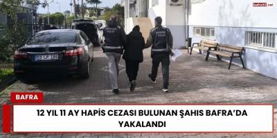 12 Yıl 11 Ay Hapis Cezası Bulunan Şahıs Bafra’da Yakalandı