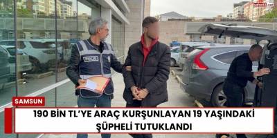 190 Bin TL’ye Araç Kurşunlayan 19 Yaşındaki Şüpheli Tutuklandı