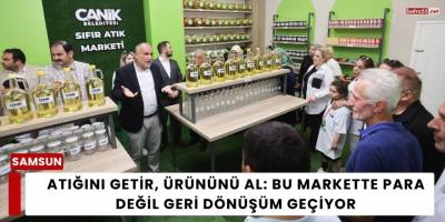 Atığını getir, ürününü al: Bu markette para değil geri dönüşüm geçiyor
