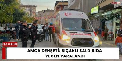 Amca Dehşeti: Bıçaklı Saldırıda Yeğen Yaralandı