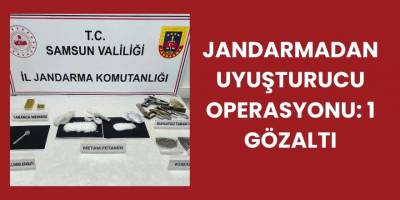 Jandarmadan Uyuşturucu Operasyonu: 1 Gözaltı