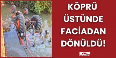 Samsun'da Köprü  Üstünde Faciadan Dönüldü!
