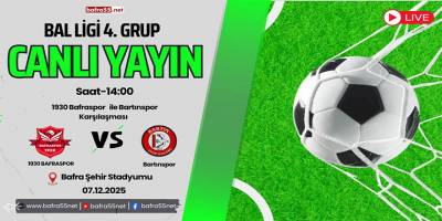 1930 Bafraspor - Bartınspor Maçı Şimdi CANLI Yayında