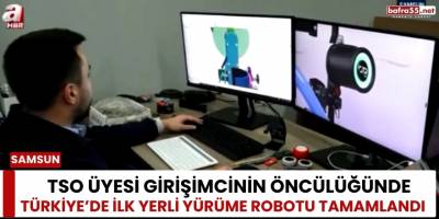 TSO Üyesi Girişimcinin Öncülüğünde Türkiye’de İlk Yerli Yürüme Robotu Tamamlandı