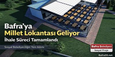 Bafra’da Millet Lokantası İçin İhale Tamamlandı