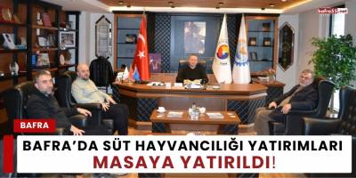 Bafra’da Süt Hayvancılığı Yatırımları Masaya Yatırıldı