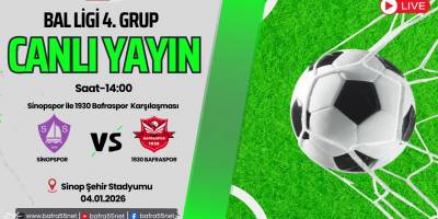 1930 Bafraspor, Sinopspor Deplasmanında Sahaya Çıkıyor