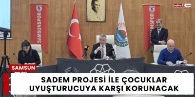 SADEM projesi ile Çocuklar Uyuşturucuya Karşı Korunacak