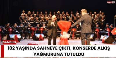 102 Yaşında Sahneye Çıktı, Konserde Alkış Yağmuruna Tutuldu