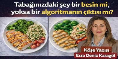 Tabağınızdaki şey bir besin mi, yoksa bir algoritmanın çıktısı mı?