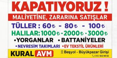 Kural AVM’de Kapatıyoruz Satışı: Ev Tekstilinde Dikkat Çeken Fiyatlar