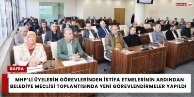 MHP’li Üyelerin Görevlerinden İstifa Etmelerinin Ardından Belediye Meclisi Toplantısında Yeni Görevlendirmeler Yapıldı