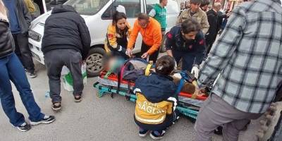 Sinop’ta beton mikseri geri manevra yaparken yaşlı adama çarptı