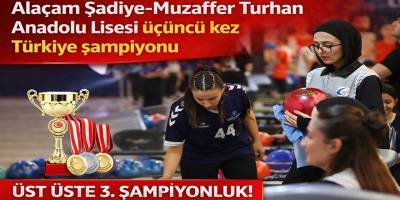 Alaçam Şadiye-Muzaffer Turhan Anadolu Lisesi üçüncü kez Türkiye şampiyonu
