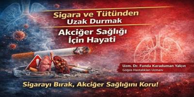 Sigara ve Tütünden Uzak Durmak Akciğer Sağlığı İçin Hayati