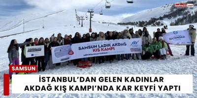 İstanbul’dan Gelen Kadınlar Akdağ Kış Kampı’nda Kar Keyfi Yaptı