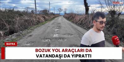 Bozuk Yol Araçları Da Vatandaşı Da Yıprattı