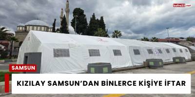 Kızılay Samsun’dan Binlerce Kişiye İftar