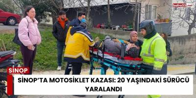 Sinop’ta Motosiklet Kazası: 20 Yaşındaki Sürücü Yaralandı