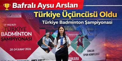 Bafralı Aysu Arslan Türkiye Üçüncüsü Oldu