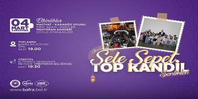 Geleneksel Sele Sepet Top Kandil Şenlikleri İçin Geri Sayım Başladı