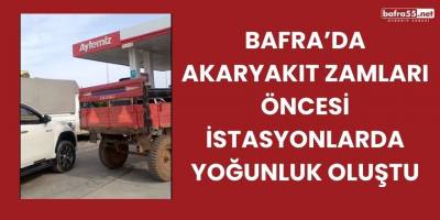 Akaryakıt Zamları Öncesi İstasyonlarda Yoğunluk Oluştu