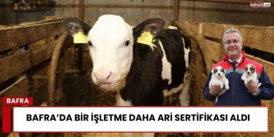 Bafra’da Bir İşletme Daha Ari Sertifikası Aldı