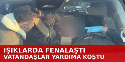 Samsun’da Direksiyon Başında Fenalaşan Sürücü Hastaneye Kaldırıldı
