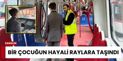 Bir Çocuğun Hayali Raylara Taşındı