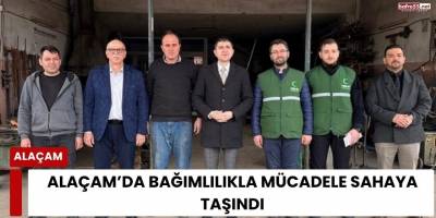 Alaçam’da Bağımlılıkla Mücadele Sahaya Taşındı