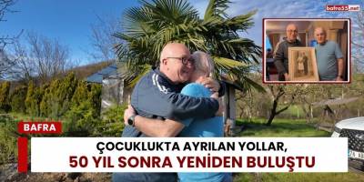 50 Yıllık Hasret Bartın’da Kucaklaşma  İle Son Buldu