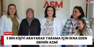 3 Bin Kişiyi Arayarak Tarama İçin İkna Eden Ebenin Azmi