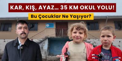 Kar, Kış, Ayaz… 35 Km Okul Yolu! Bu Çocuklar Ne Yaşıyor?