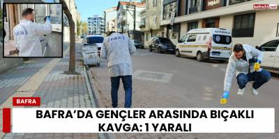 Bafra’da gençler arasında bıçaklı kavga: 1 yaralı