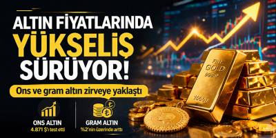Ons ve gram altın zirveye yaklaştı