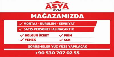 Bafra’da Asya AVM Bünyesinde Çalıştırılmak Üzere Personel Arıyor