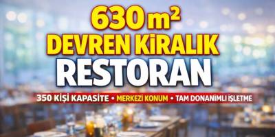 Bafra’da 630 m² Genişliğinde Devren Kiralık Restoran