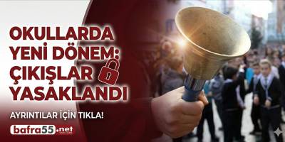 Samsun ve Bafra’da Okullarda Güvenlik Alarmı