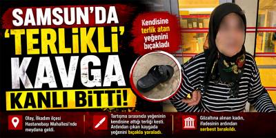 Samsun'da 'Terlikli' Kavga Kanlı Bitti!