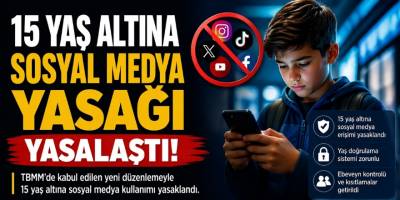 15 Yaş Altına Sosyal Medya Yasağı Yasalaştı