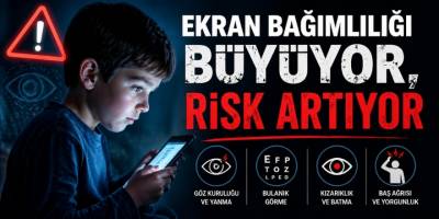 Ekran Bağımlılığı Büyüyor, Risk Artıyor