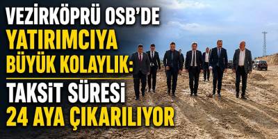Vezirköprü OSB’de Yatırımcıya Büyük Kolaylık: Taksit Süresi 24 Aya Çıkarılıyor