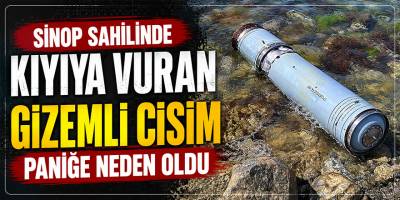 Sinop Sahilinde Kıyıya Vuran Gizemli Cisim Paniğe Neden Oldu