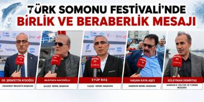 1. Türk Somonu Festivali’nde Birlik ve Beraberlik Mesajı