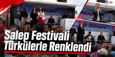Salep Festivali Türkülerle Renklendi