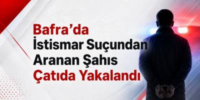 Bafra’da İstismar Suçundan Aranan Şahıs Çatıda Yakalandı