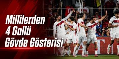Millilerden 4 Gollü Gövde Gösterisi