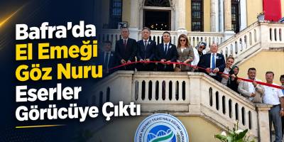 Bafra’da El Emeği Göz Nuru Eserler Görücüye Çıktı